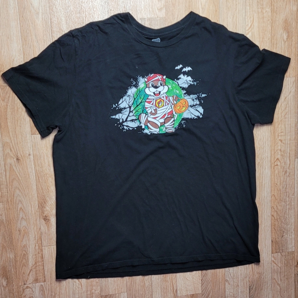 Buc-ees Men's Halloween Black Graphic T-Shirt Size 3XL